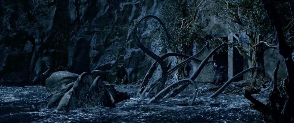 A large body of water with a curved object
AI-generated content may be incorrect.