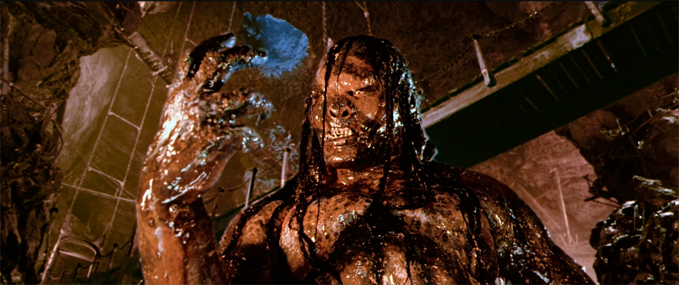 A person with long hair and a body covered in liquid
AI-generated content may be incorrect.